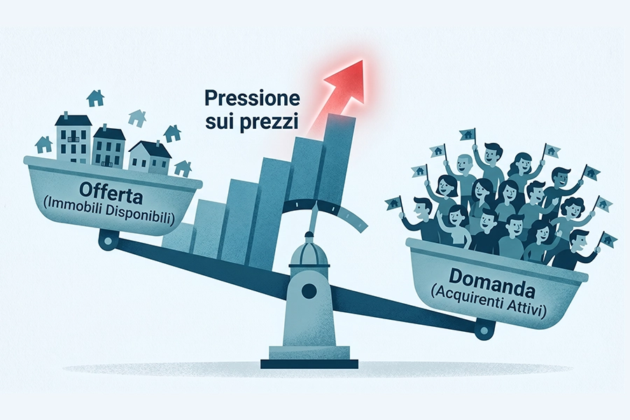 Infografica offerta e domanda